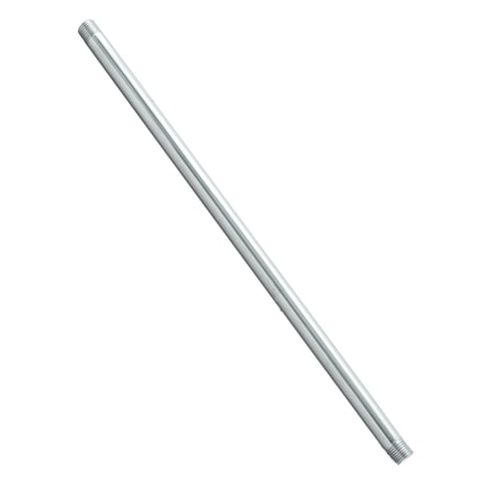 Westbrass 1/2" x 48" IPS pipe nipple in Powder Coat White D12148-50